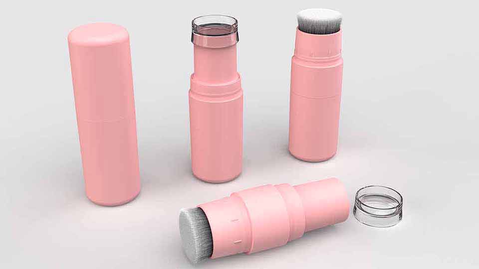 برش کے سر کے ساتھ پاؤڈر اسٹک ٹیوب